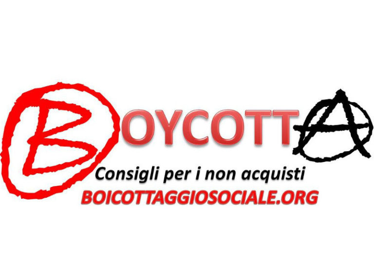 «Boicottaggio sociale» per far sentire la nostra voce