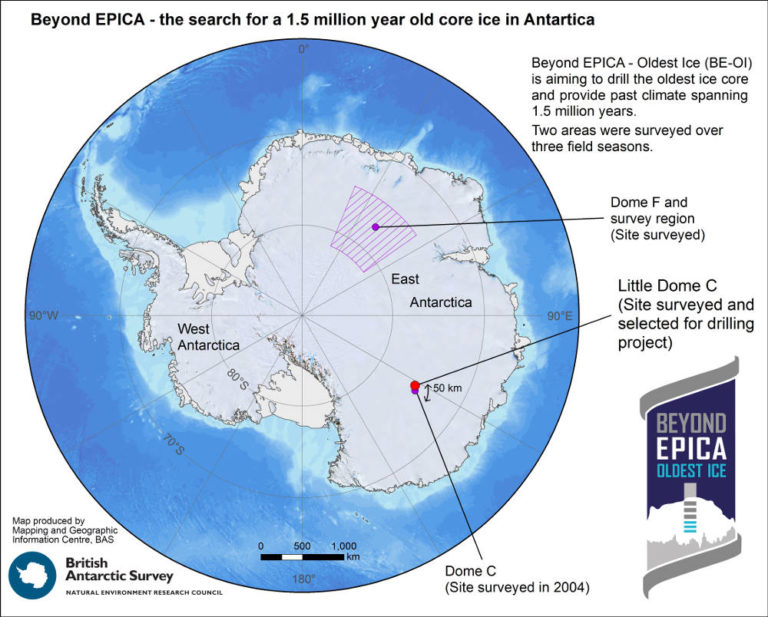 In Antartide individuato il più lungo «archivio» climatico