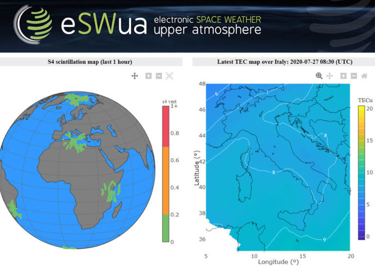 Online nuovo portale Ingv per monitorare la ionosfera