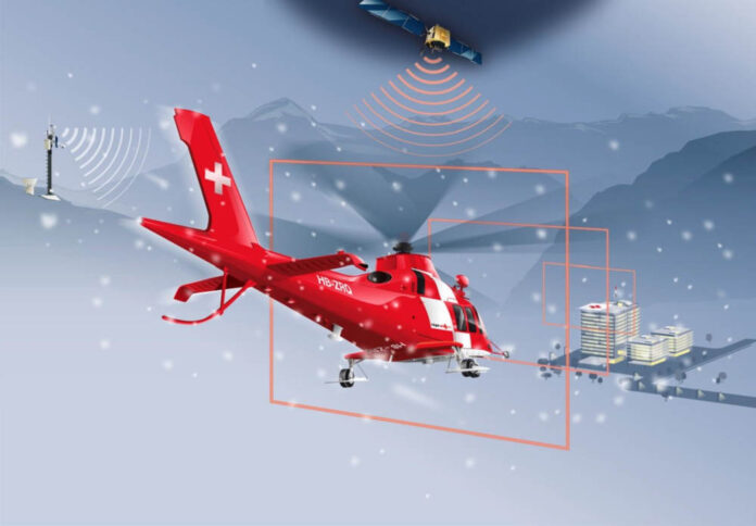 elicotteri flight corridors with satellite navigation - source REGA