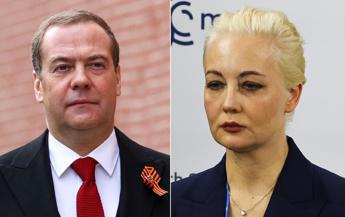 Navalny, Medvedev attacca la moglie: “Ora è felice, inizia la sua carriera politica”