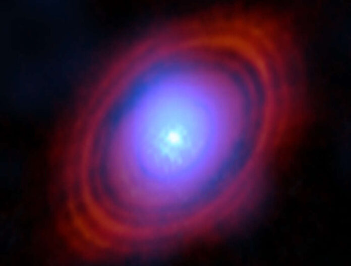 Water in the HL Tauri disc