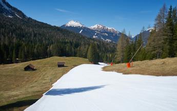 Cambiamento climatico, sempre meno neve sulle piste da sci